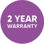 AH 2 Year Warranty Purple