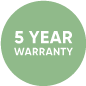 AH 5 Year Warranty Green